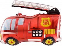 Шар с Гелием (32''/81 см) Фигура, Пожарная машина