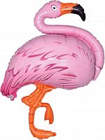 Шар с Гелием (51''/130 см) Фигура, Фламинго, Розовый