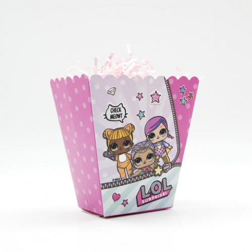 Коробочки для сладостей, Кукла ЛОЛ (LOL), 9*6*10 см
