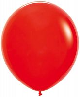 Шар с Гелием (30''/76 см) Красный, пастель
