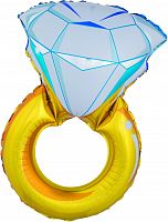 Шар с Гелием (40''/102 см) Фигура, Кольцо с бриллиантом