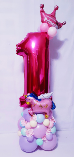 Фигура из шаров "Первый День рождения" фото 3