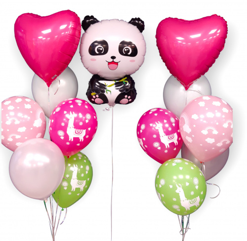 Композиция из шаров "Милая панда"