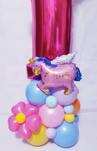Фигура из шаров "Первый День рождения" фото 4