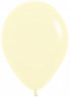 Шар с Гелием (12''/30 см) Светло-желтый, макарунс