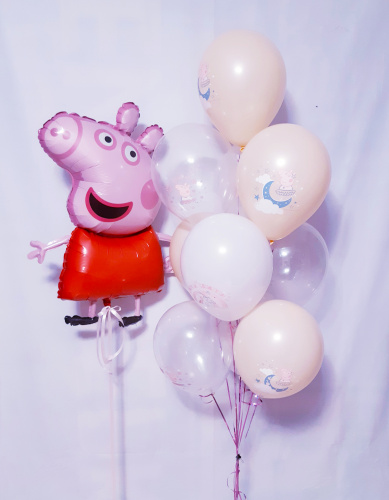 Композиция из шаров "Свинские радости" фото 2