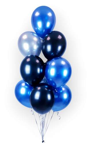 Фонтан из шаров "Синий Черный" фото 2
